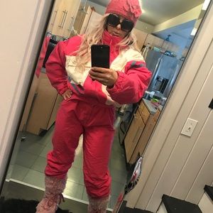 Snuggler snow ski suit vintage sz 14